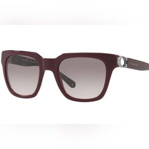 Coach Maroon Square Sunglasses